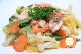 Hình ảnh Nui Xào Hải Sản