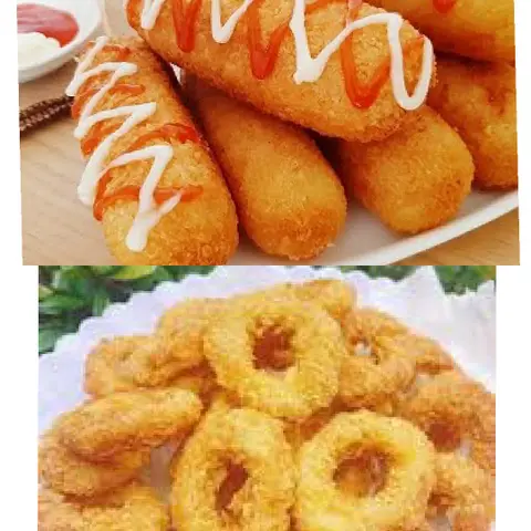 Hình ảnh Hotdog+mực vòng 