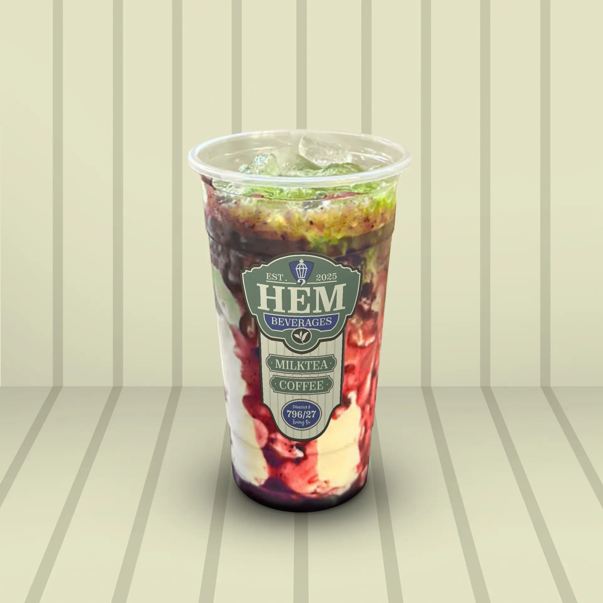 Hình ảnh Matcha Latte Việt Quất