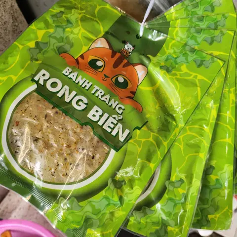 Hình ảnh Bánh Tráng Rong Biển Mini