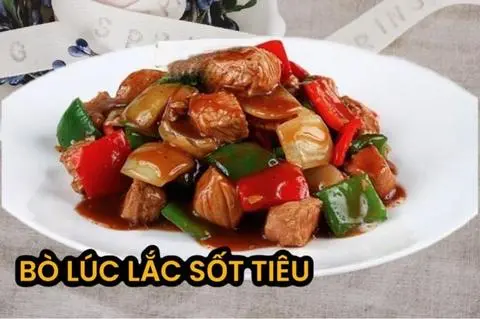 Hình ảnh Bò lúc lắc sốt tiêu