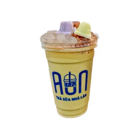 Hình ảnh Trà sữa (Socola - Khoai môn) trân châu phô mai
