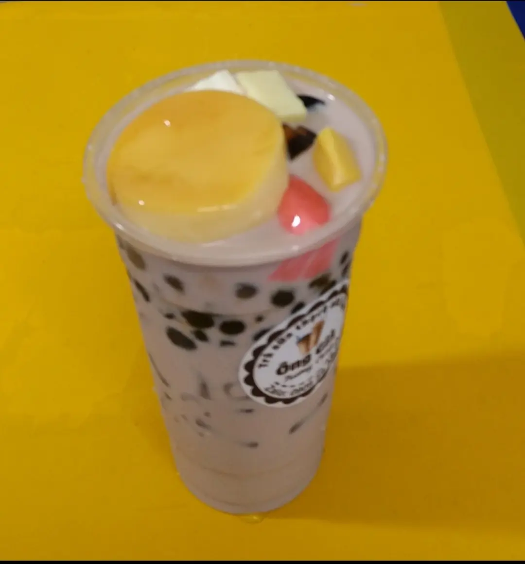 Hình ảnh Trà Sữa Thập Cẩm Flan Trứng