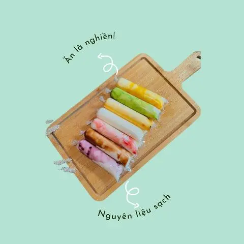 Hình ảnh (10 Túi) Kem Sữa Chua Túi Mix Trái Cây Size 16