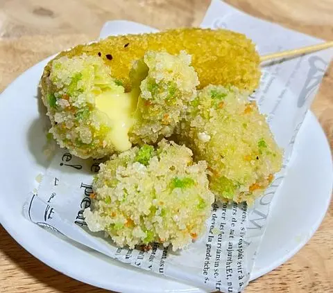 Hình ảnh 2 phần Phô Mai chảy