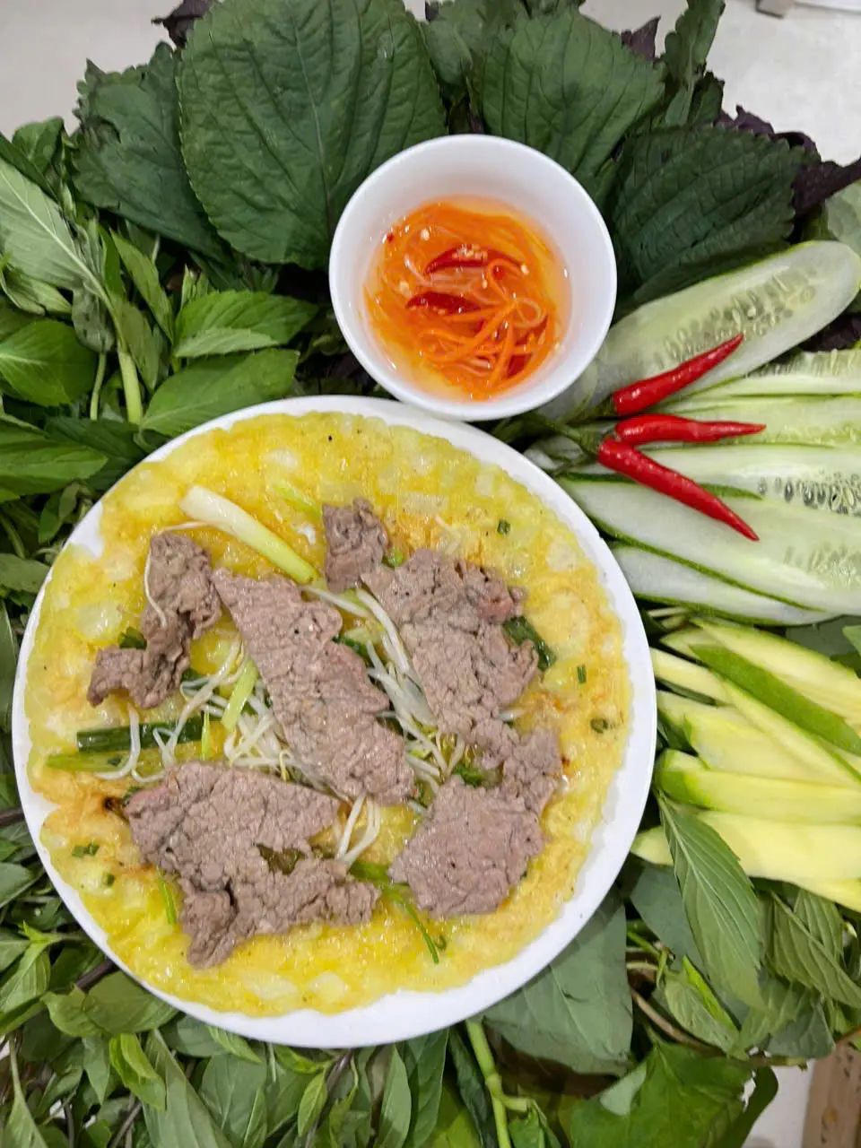 Hình ảnh Bánh xèo Bình Định ĐẶC BIỆT (Thịt Bò nhiều - Bánh lớn siêu giòn)