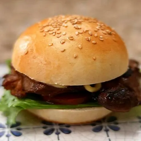 Hình ảnh Burger bò nướng 