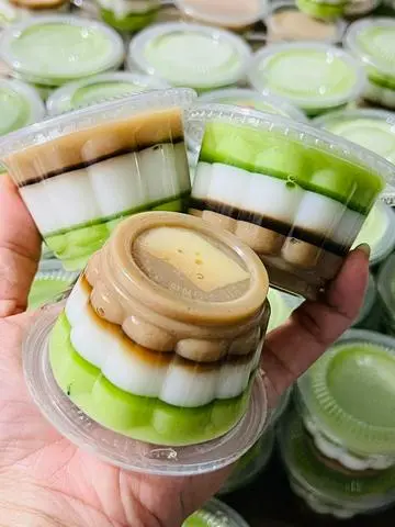 Hình ảnh rau câu vị lá dứa và cà phê(3hộp)