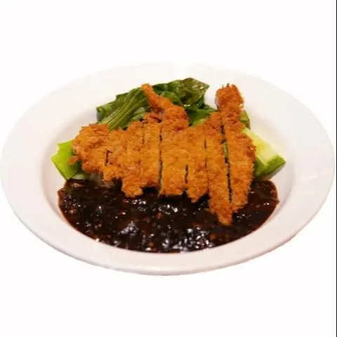 Hình ảnh Jajangmen udon katsu - Mì udon tương đen thịt chiên tonkatsu