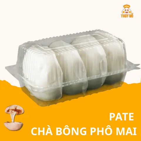 Hình ảnh Bánh Bao Pate Chà Bông Phô Mai - HỘP 4 CHIẾC