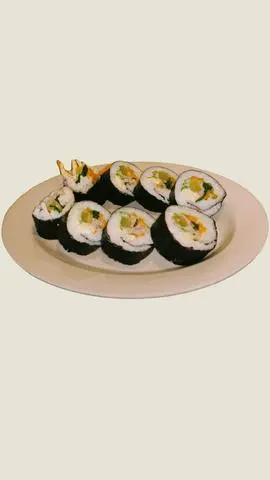 Hình ảnh Kimbap Heo Tỏi Cay