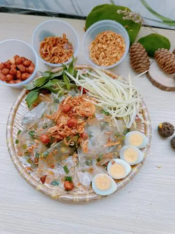 Hình ảnh Bánh Mơ Hành Mix Trứng Cút ( trộn sẵn )
