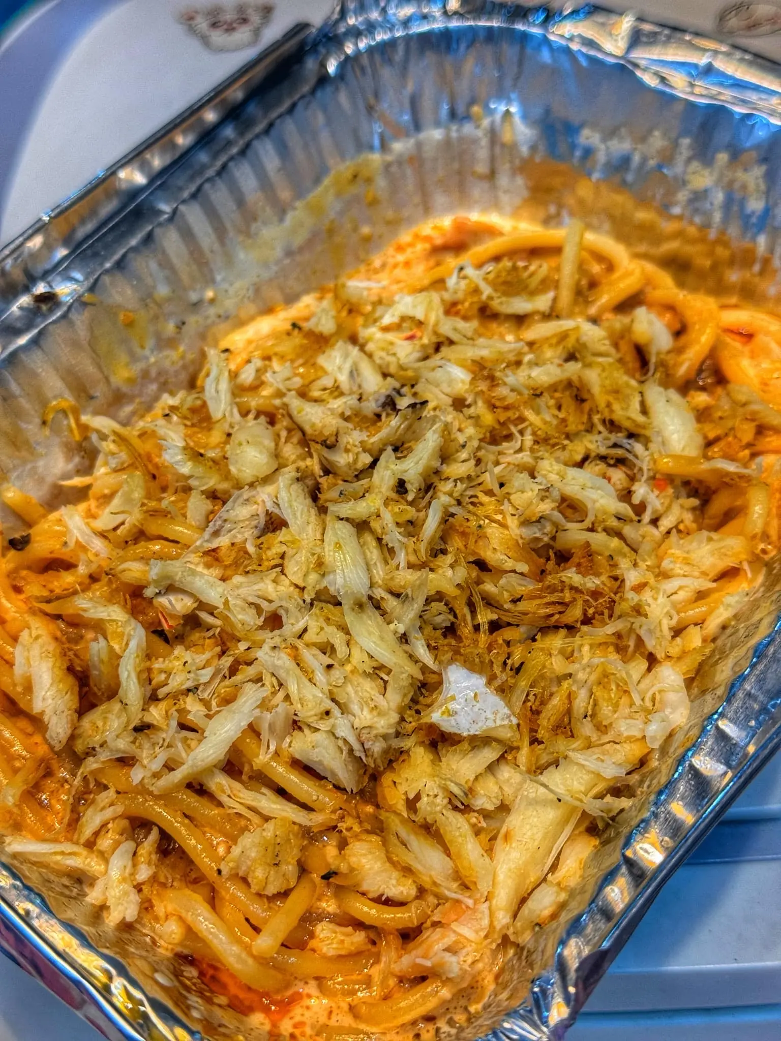 Hình ảnh Spaghetti cua sốt kem 