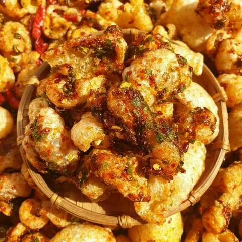 Hình ảnh Da heo cháy tỏi nhà làm