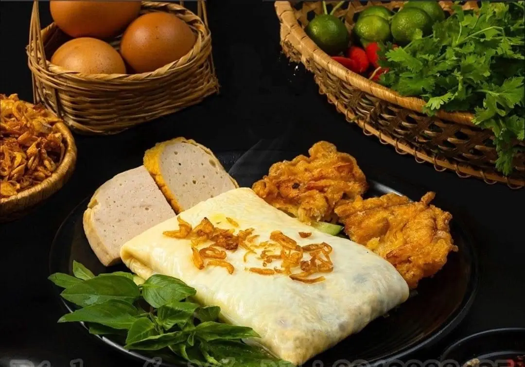 Hình ảnh Bánh ướt trứng 