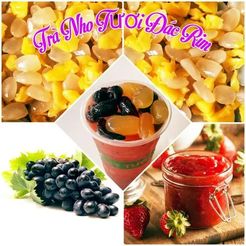 Hình ảnh Trà Nho Tươi Đác Rim