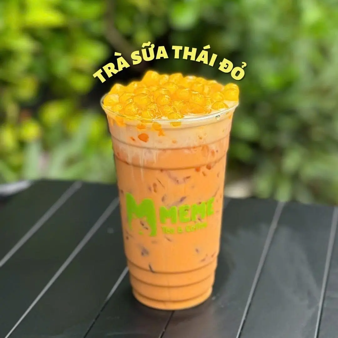 Hình ảnh Trà sữa Thái đỏ trân châu hoàng kim