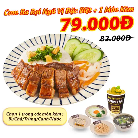 Hình ảnh Combo Ba Rọi Ngũ Vị + 1 Món