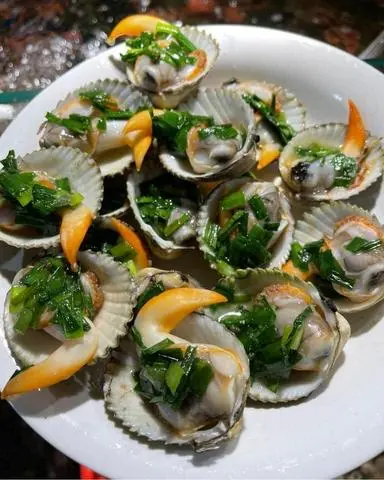 Hình ảnh sò dương bi nướng mỡ hành