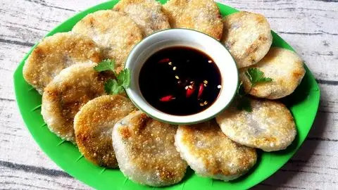Hình ảnh bánh hẹ xào bò 