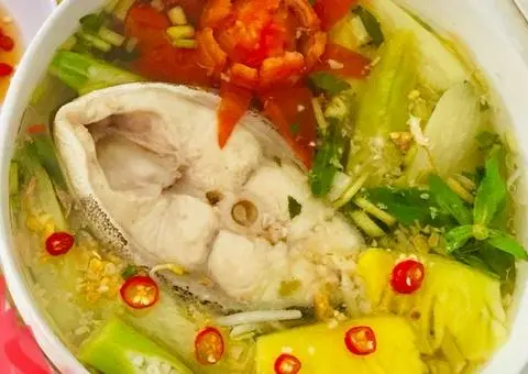 Hình ảnh canh chua cá bóp