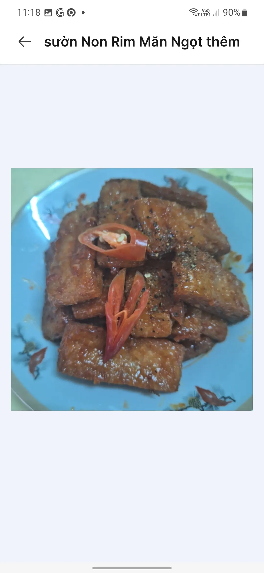 Hình ảnh sươn rim mặn ngọt thêm 