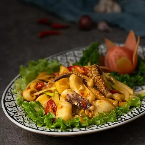 Hình ảnh Mực Xào Sả Ớt