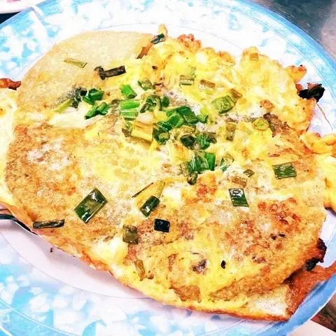 Hình ảnh Bánh hẹ chiên trứng