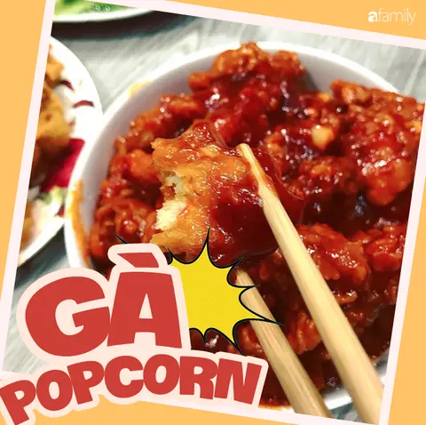 Hình ảnh Combo gà popcorn sốt Hàn