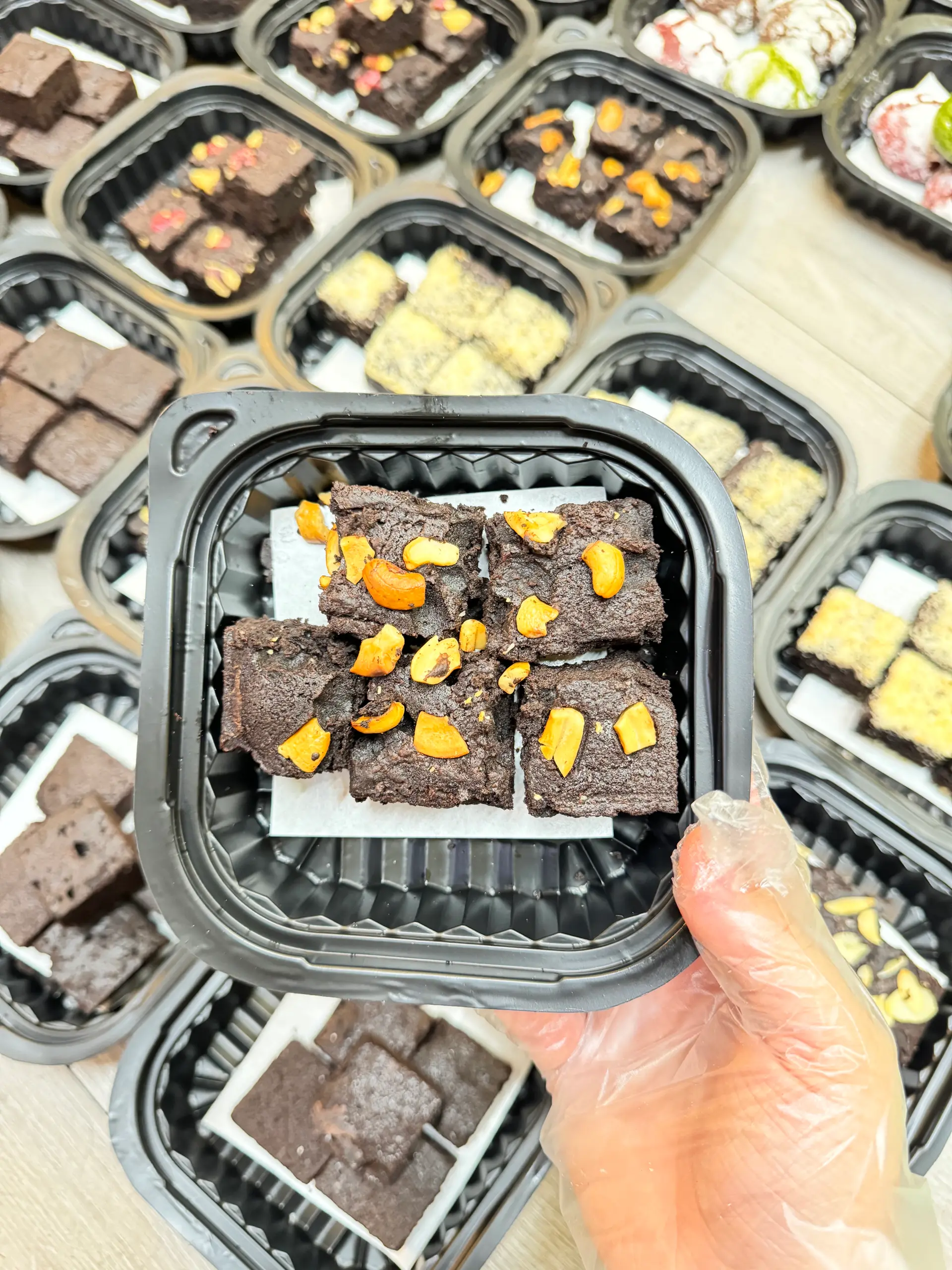 Hình ảnh Brownie hạt điều