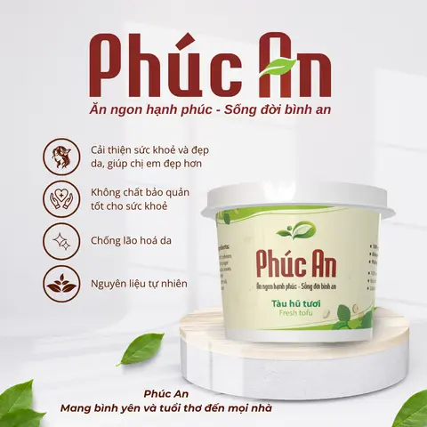 Hình ảnh Combo 10 hũ tàu hũ tươi Phúc An