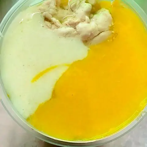 Hình ảnh Cháo óc heo phô mai