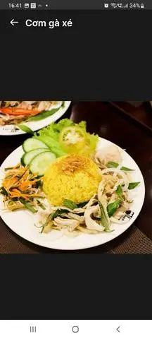 Hình ảnh cơm gà xé
