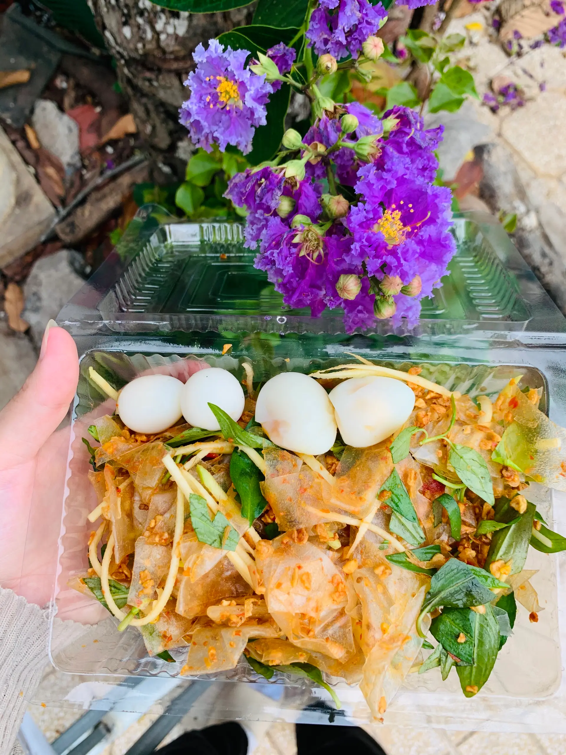 Hình ảnh Trộn dẻo sa tế tỏi phi