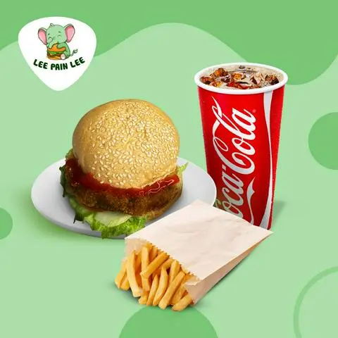 Hình ảnh Combo Burger + Khoai Tây Chiên M ( Tặng 1 cốc Coca)