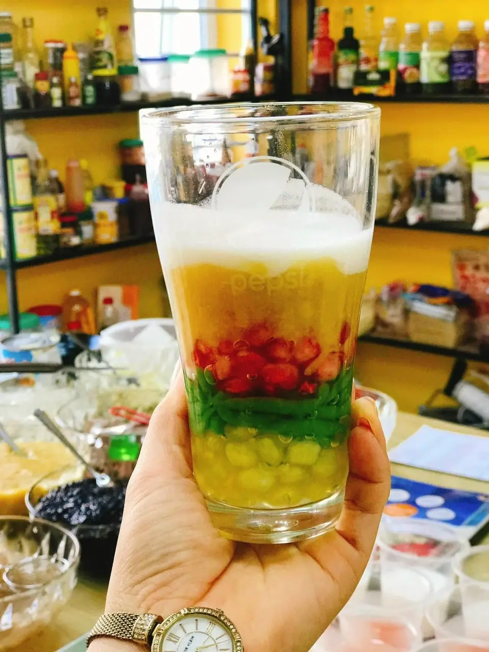 Hình ảnh chè thạch củ năng