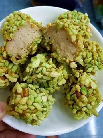 Hình ảnh Chả cá cốm xanh chiên