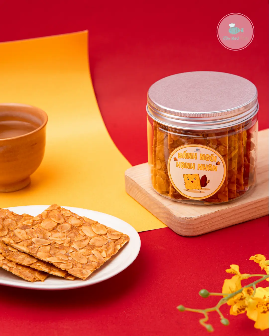 Hình ảnh Bánh Ngói Hạnh Nhân (hủ)