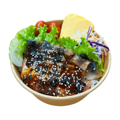 Hình ảnh Cơm Lươn Nhật Sốt Teriyaki - Canh Rong Biển - Kim Chi 30g