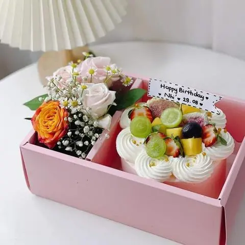 Hình ảnh SET BÁNH VÀ HOA