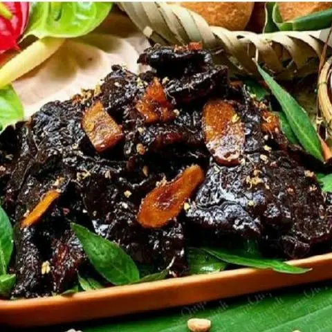 Hình ảnh khô bò đen 100gr