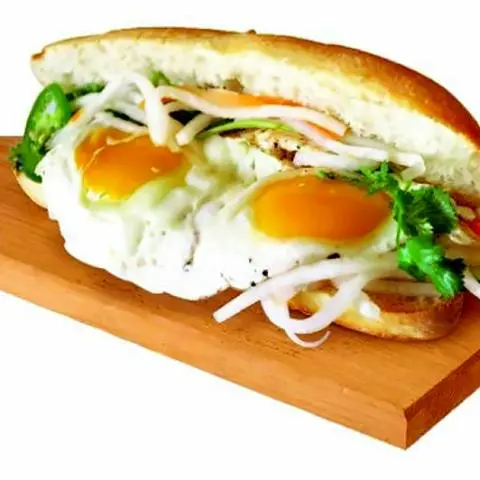 Hình ảnh Bánh mì ốp la
