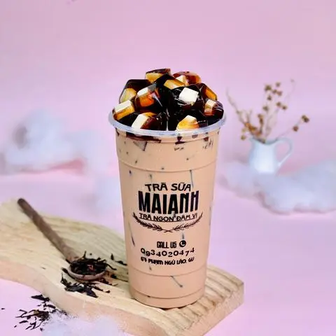 Hình ảnh Trà Sữa 10 Viên Thạch Phomai