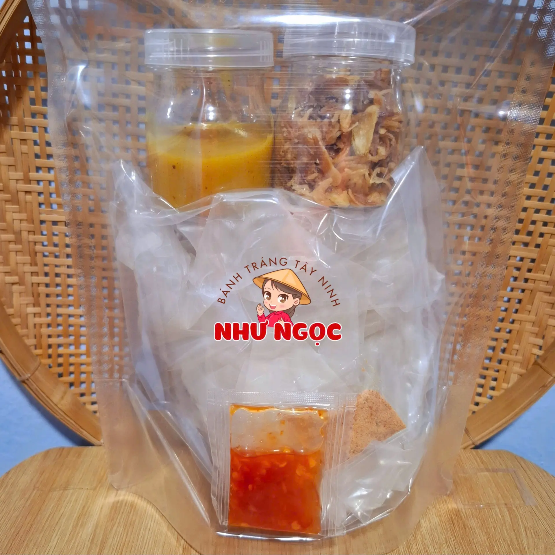 Hình ảnh Set Chấm Muối Béo Hành Phi