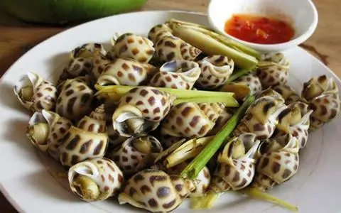 Hình ảnh Ốc Hương Hấp Sả