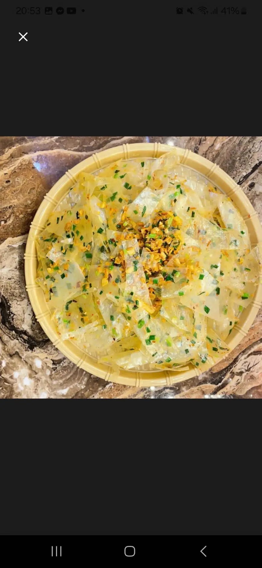 Hình ảnh Bánh tráng dẻo mỡ hành 