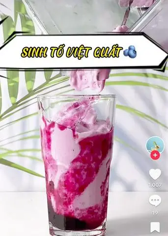Hình ảnh Sinh Tố Việt Quất