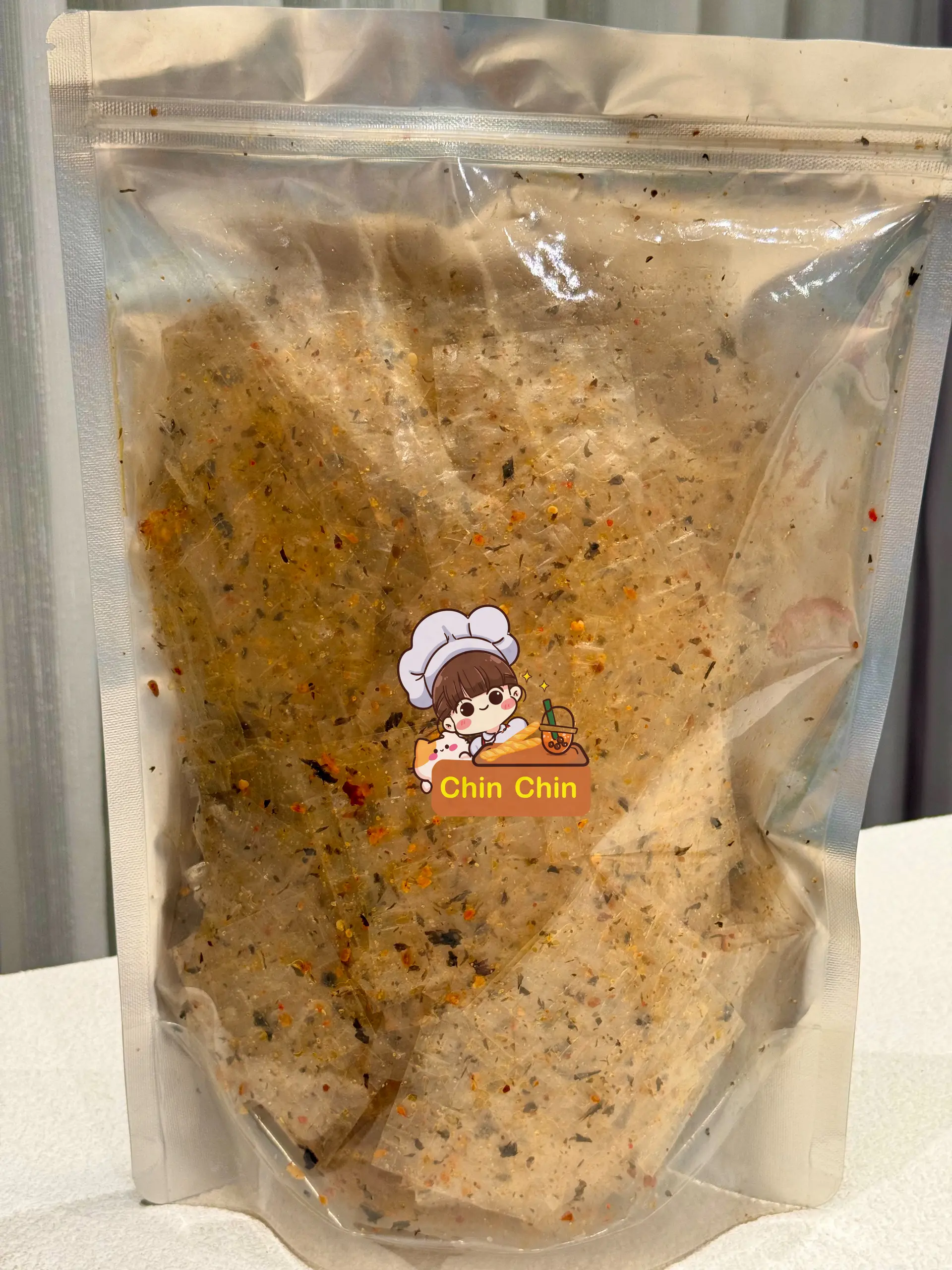 Hình ảnh 200g -Bánh tráng muối tỏi rong biển