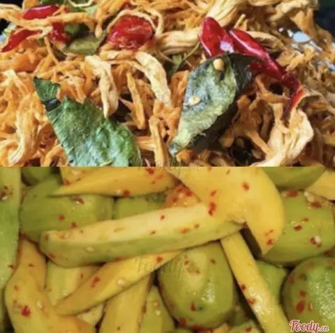 Hình ảnh Mix cóc xoài dầm khô gà