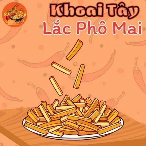 Hình ảnh Khoai tây Lắc Phô Mai